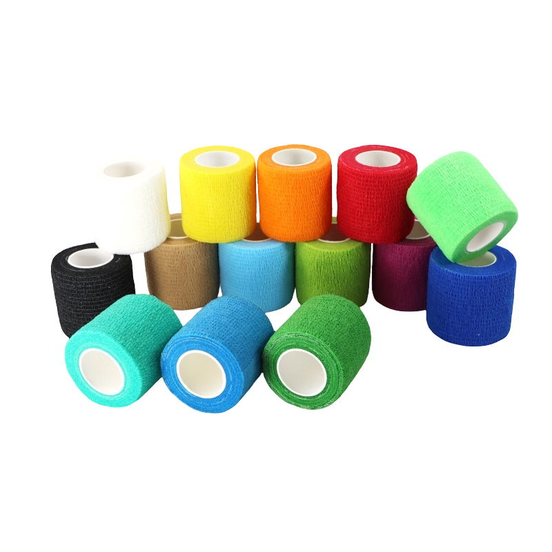 Schwarze, leicht dehnbare Gewichtheberbinde